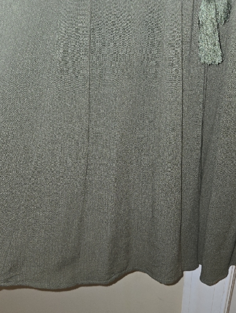 torrid Olive Green Crochet-Trim Boho Dress - Picture 9 of 9